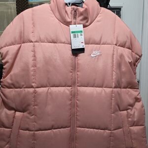Nike Pink Puffer Vest